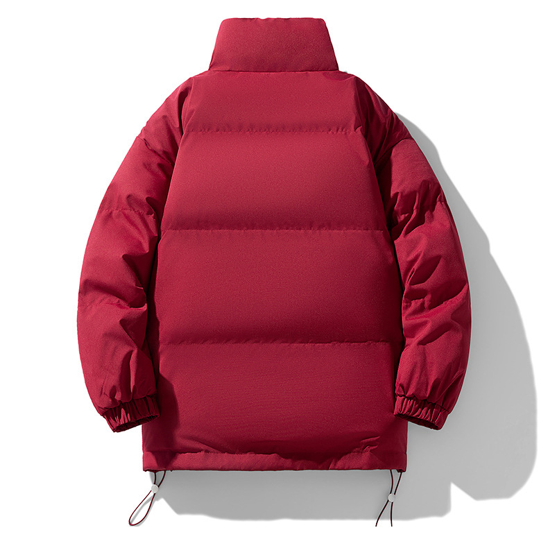 Stehkragen Herrenmantel Winter 2024 Neues Brot Amerikanische Trendmarke Baumwolljacke Paar-Outfit_voghion.com