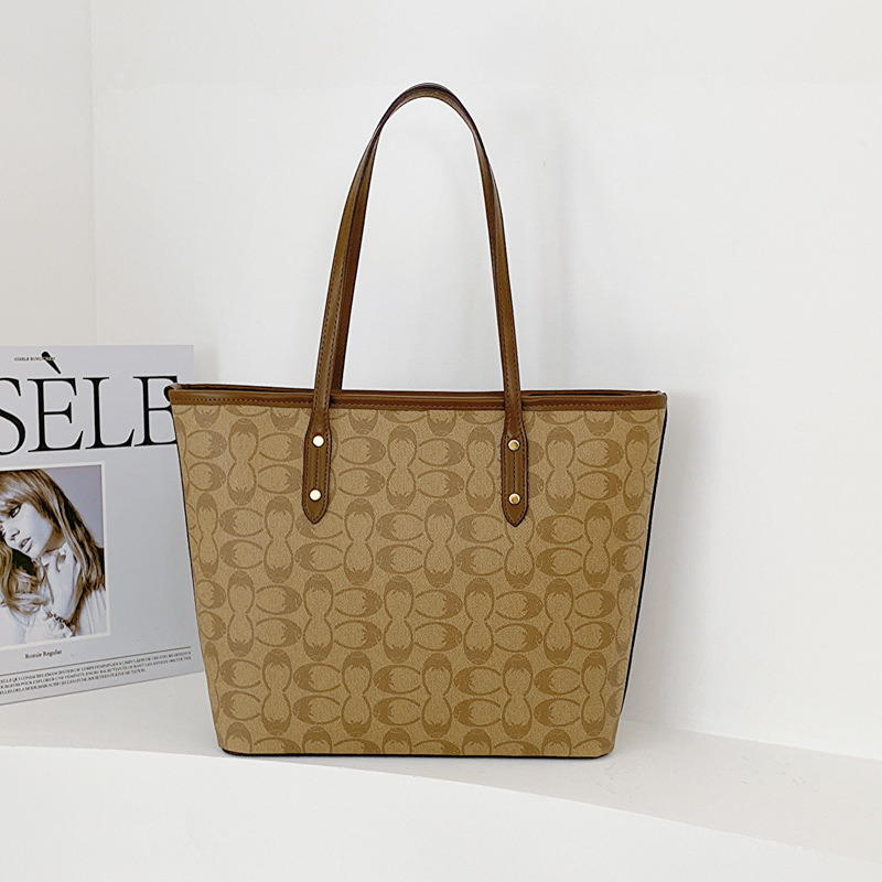 Bolso de marca de moda para mujer nuevo estilo koujia cremallera bolsa de mano de gran capacidad impresa bolsa de compras hombro axila portátil bolso de mujer