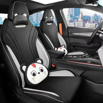 Modelə uyğun (Original) oturacaq örtükləri — full-coverage, all-season seat cover. It is also - black-and-gray-cartoon-version-note-the-model-year-front-row-fully-covered-rear-row-partially-covered