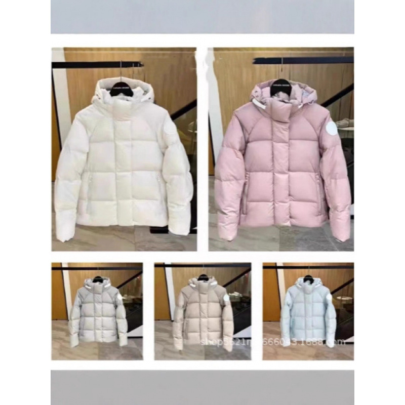 New Model Ouyang Nana Same Style Canada Goose Capsule White Label down Jacket Celebrity Style Parka Coat Puffer Jacket