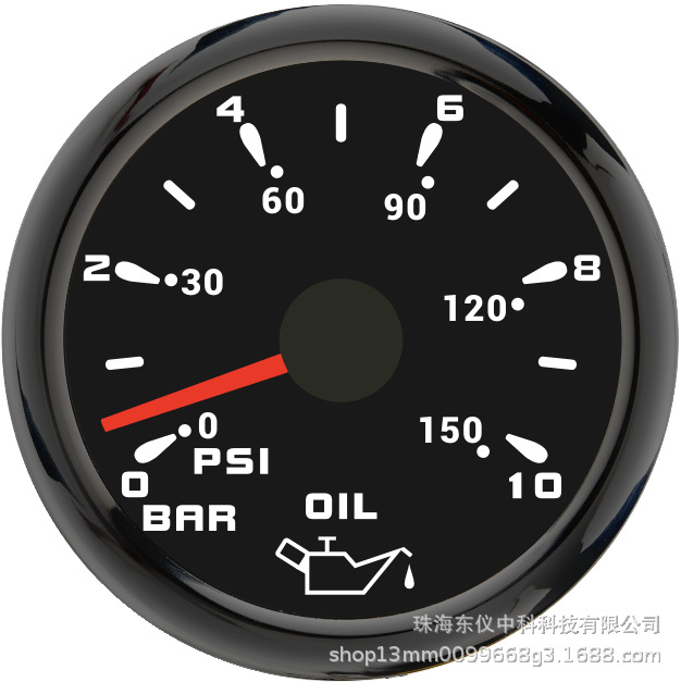 Factory direct supply yacht motorboat electric motorcycle GPS speedometer 7 color backlight 85mm0-200kmh