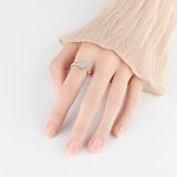 TikTok, модное кольцо, аксессуар, четырехлистный клевер, в корейском стиле, популярно в интернете, оптовые продажи