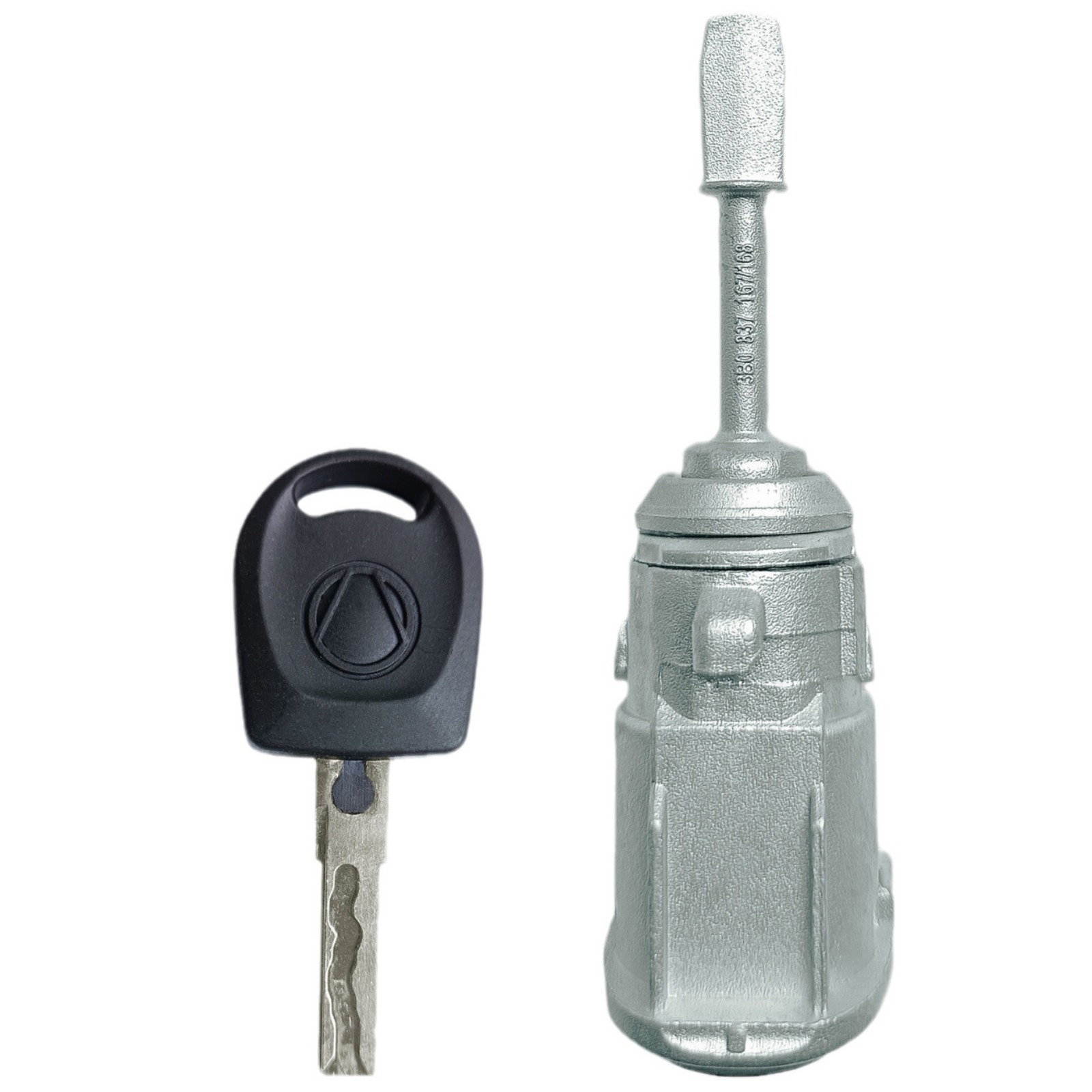 Es adecuado para la cerradura de la puerta izquierda de la antigua VW Long Yi, 1 llave, accesorios de automóviles OE: 3B0837167 168