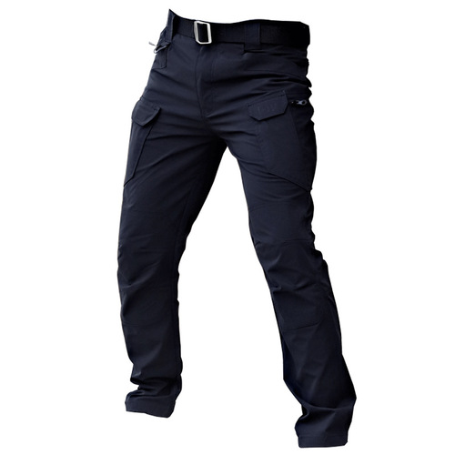 IX7 summer thin men's trousers outdoor breathable wear-resistant military trousers multifunctional pocket workwear nylon quick-drying trousers
