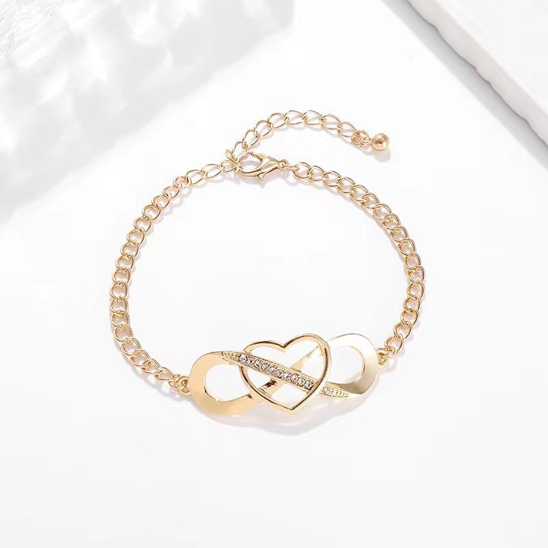 Starpvalstu karsti aksesuāri, Eiropas un Amerikas populāras regulējamas rokassprādzes, patīk vienkāršas dimanta rotaslietas, svētku dāvanas vairumtirdzniecībā_voghion.com