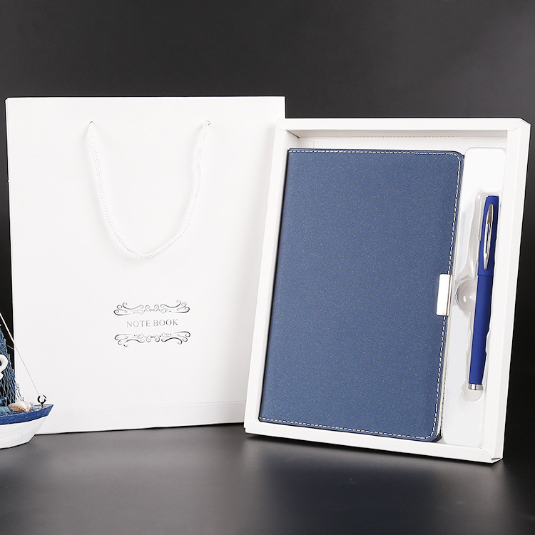 Cuaderno de negocios A5 personalizado con logotipo, planificador de oficina, piel sintética, regalo publicitario corporativo, juego de cuadernos