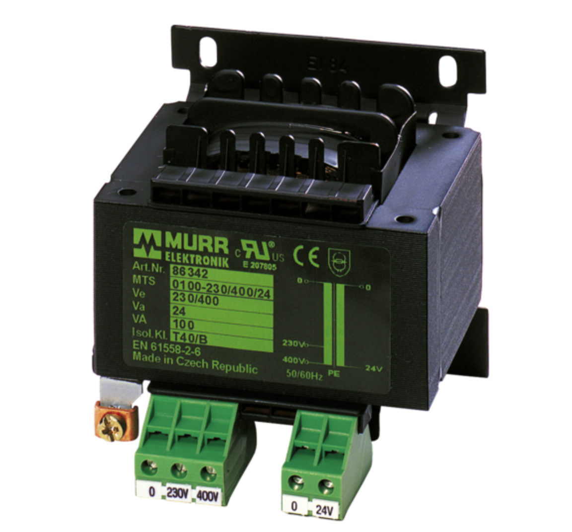 MURR穆尔MTS单相电安全变压器86343交流电断路器柜内元器件