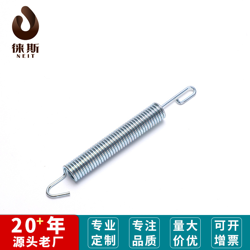 厂家批发不锈钢拉伸弹簧五金机械配件拉簧汽车弹簧床垫专用卡簧