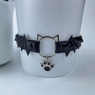 Lolita Gothic Demon Wings Cat's Claw Pendant Leather Leg Ring Leg Strap Girl Subculture Jk Sexy Hulk Ring