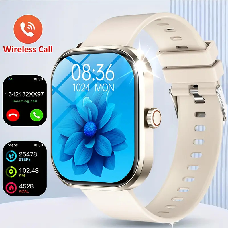 temu クロスボーダー人気スポーツ アウトドア スマートウォッチ D8 ツーインワン TWS Bluetooth 通話心拍数スポーツ睡眠