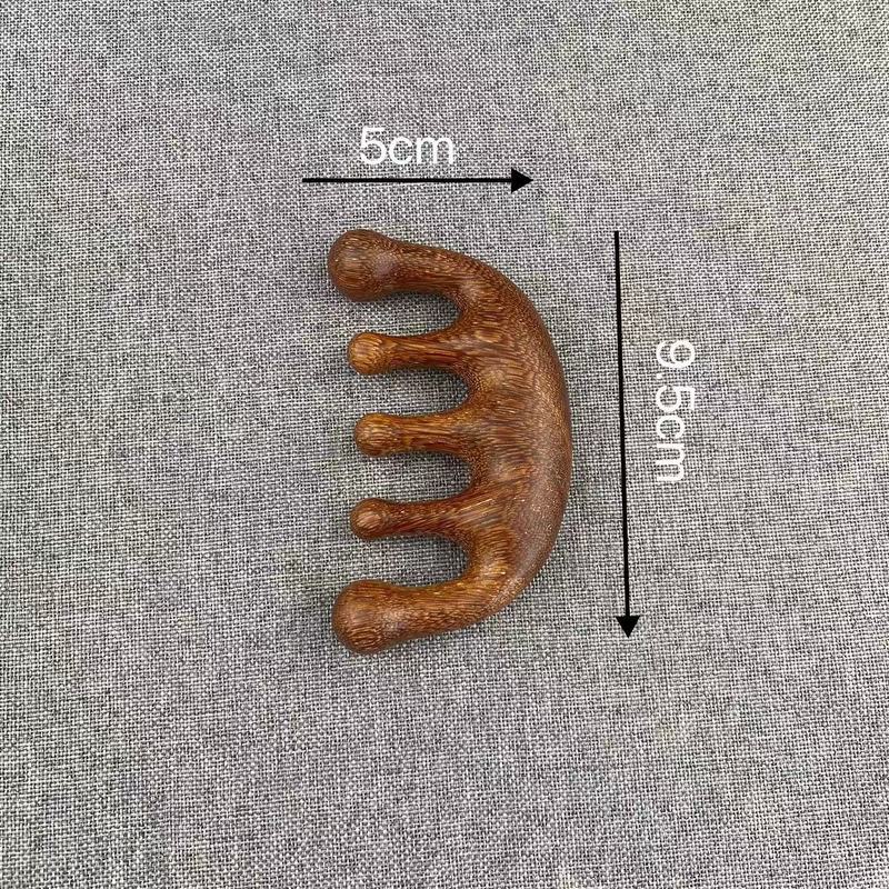 鹿の角の六爪の家庭用の頭部のマッサージ器の小さい熊手の頭皮の経絡は髪を櫛して治療します。|undefined