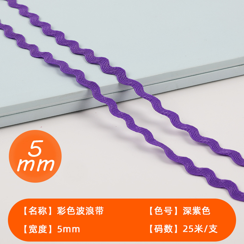 Spot 5-10mm saguero ondulado correas color S con encaje curva con cordón ondulado