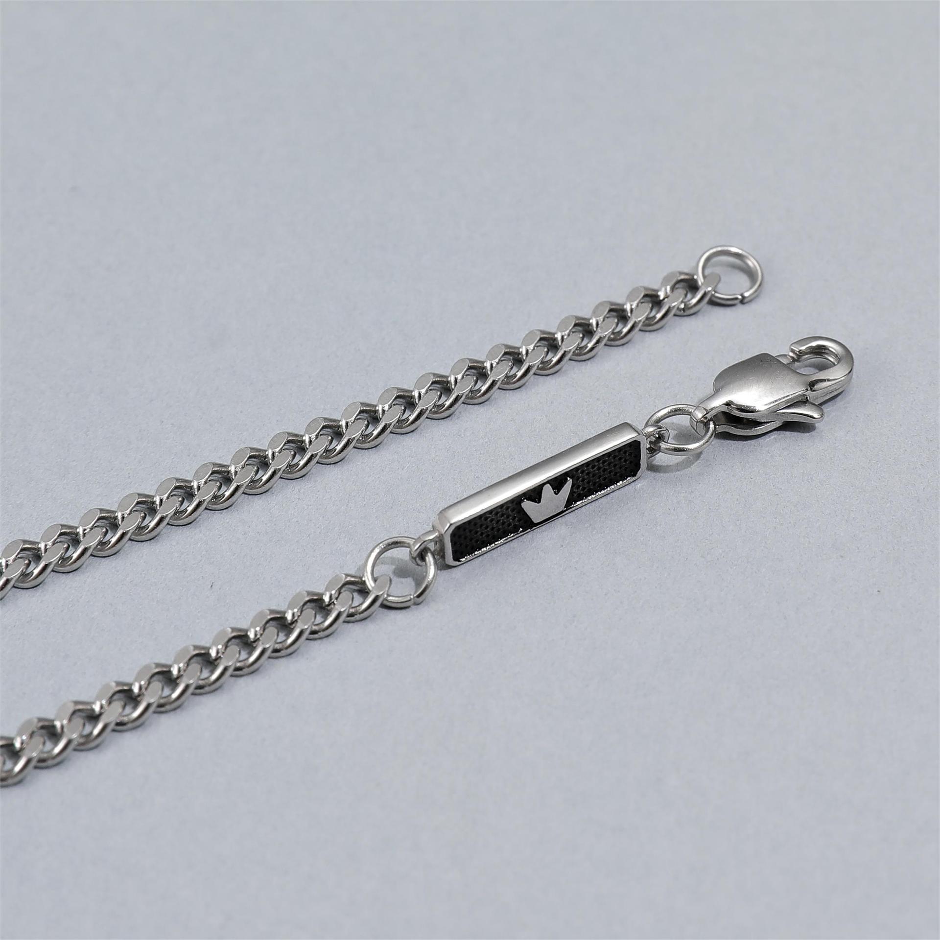 1 Piece Quantity Hip-hop Heart Shape Crown Titanium Steel Pendant Necklace