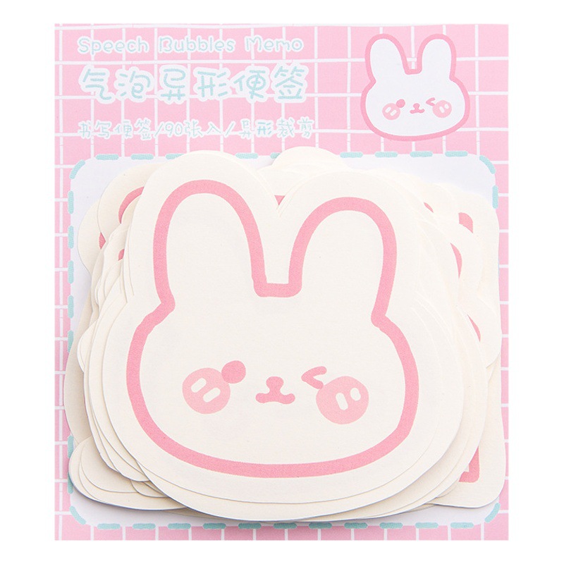 Lindo cuaderno de dibujos animados estudiante Oficina mensaje nota 90 taquigrafía mensaje pegatinas al por mayor