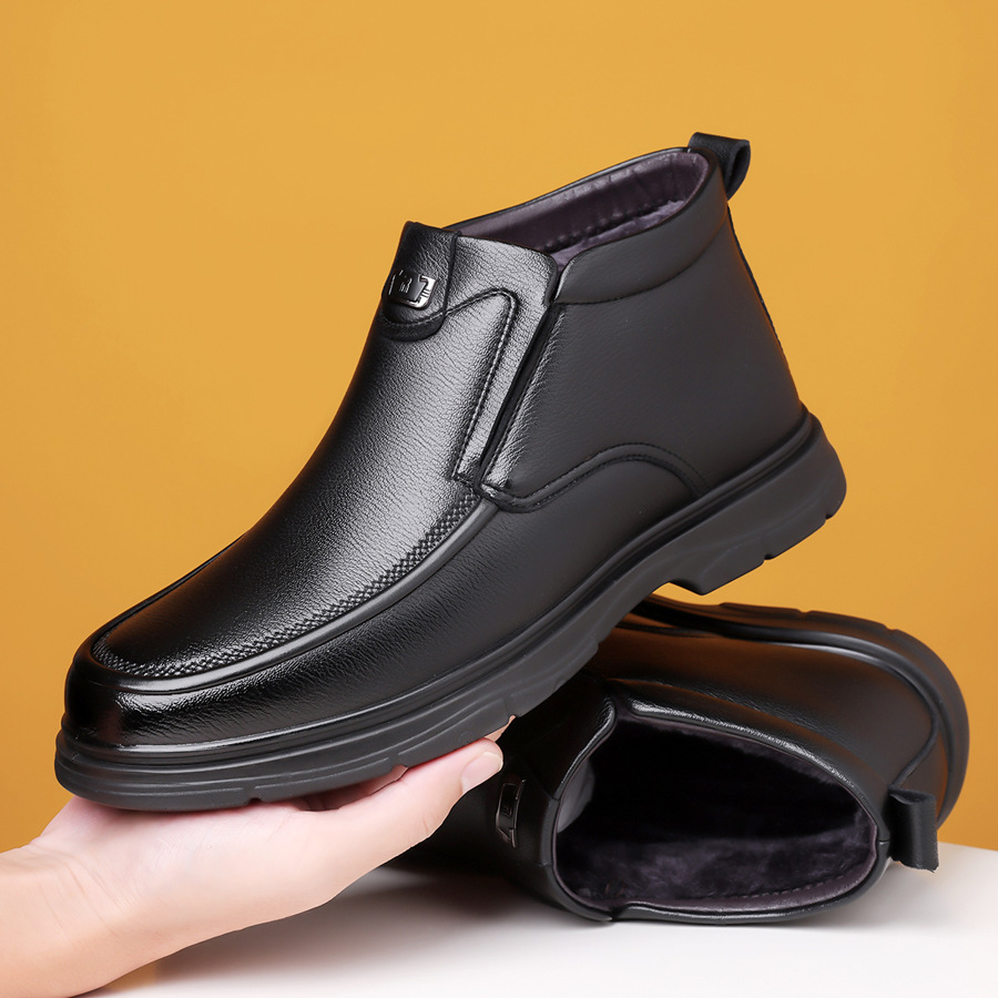 BC5520 블랙 코튼 부츠