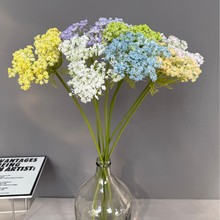 仿真蕾丝花葱球现代简约客厅家居装饰仿真花人造花单枝塑料花批发