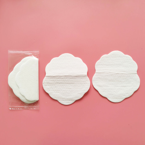 Wholesale plum-shaped underarm sweat-absorbing patches, effective sweat-stopping pads, 2-piece pack