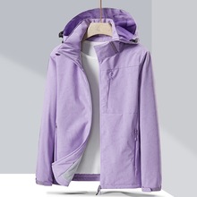 户外一体式加绒冲锋衣男女防风防水工作服批发加厚冬季外套可logo