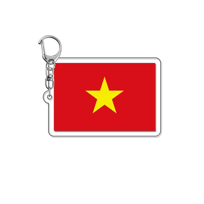 Llavero Conmemorativo de Acrílico de Acrílico Decorativo para Fanáticos del Fútbol y Recuerdos de Viaje