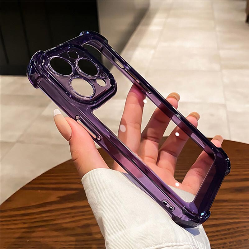 Suitable for iPhone 17 Phone Case, Transparent Apple 18 Pro Max Full Cover, Acrylic 16, Four-Corner Anti-Drop 13, 12 Case