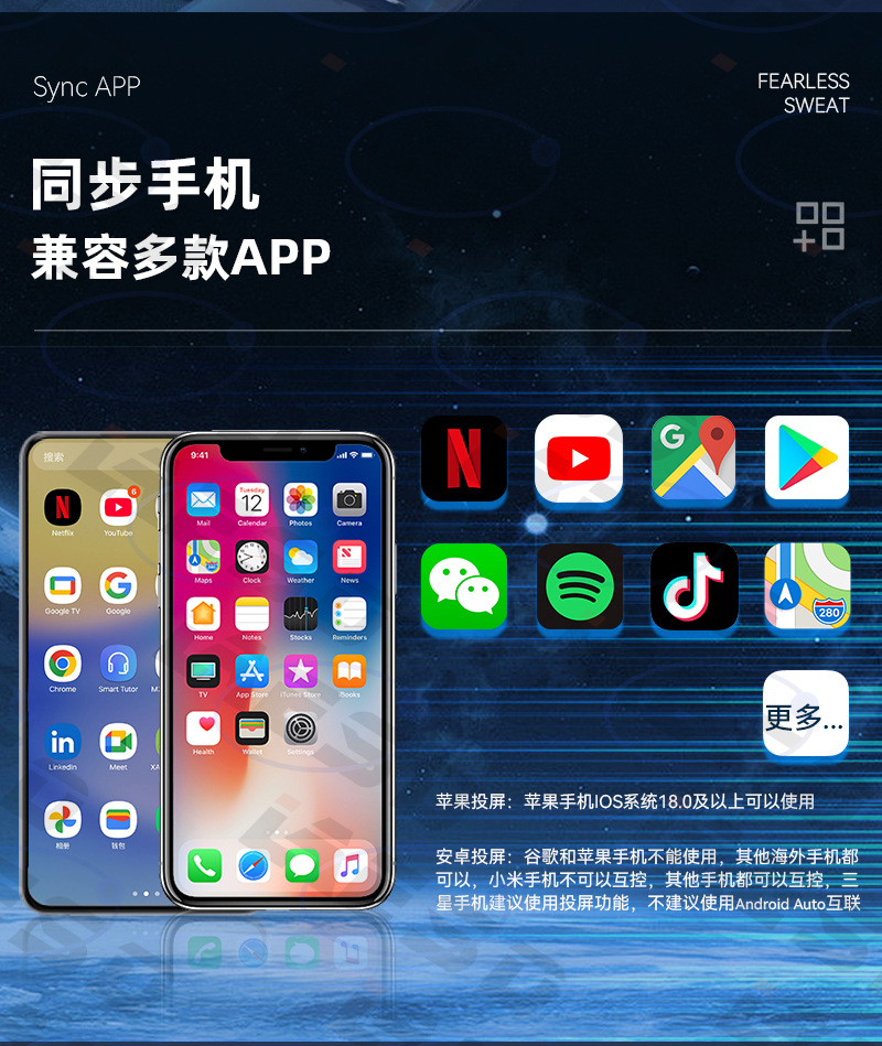 Four-In-One Car-Machine Connectivity Module, Intelligent Reverse Control Carplay Wireless Box, Mirror Screen Projection Carplay Box