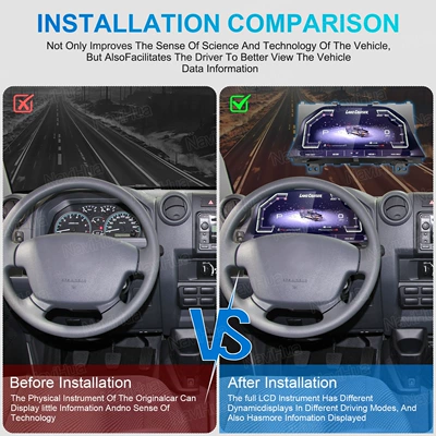 Panel Old to New – automobile instrument