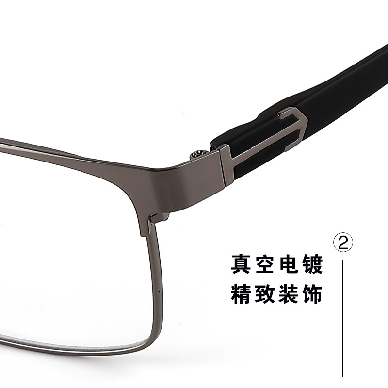 Danyang fabricante de gafas de los hombres gafas de negocios marco de metal marco completo gafas de miopía marco caja de gafas de negocios marco