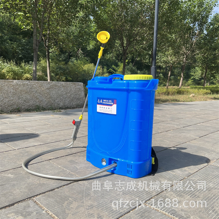 背负式养殖场消毒电动风雾机  菜园杀虫喷杆打药机  大容量喷雾器