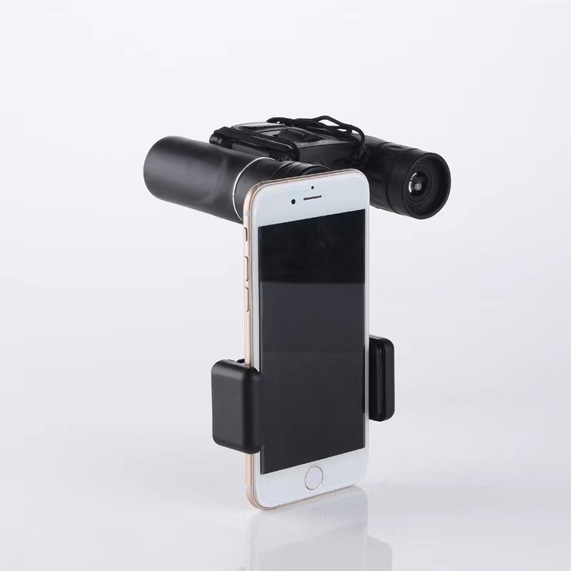 加强夹双筒带手机