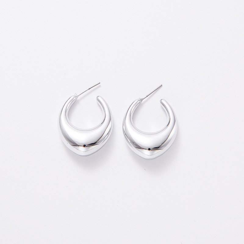1 Pair Simple Style Geometric Plating Arylic Earrings display picture 8