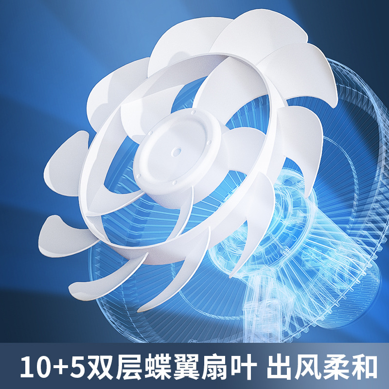 Nuevo ventilador de fuego volante ventilador de piso gran turbina de viento doméstico tipo vertical pequeño ventilador de circulación de aire silencioso dormitorio de oficina