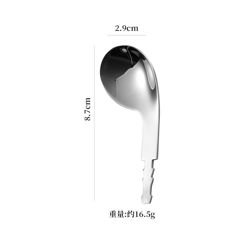 0310-2 곡선형 스푼【304】