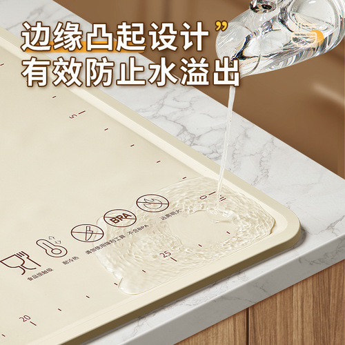 Silicone mat household rolling mat and dough mat large kneading mat food grade silicone panel baking rolling mat
