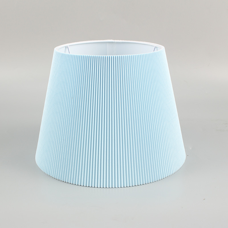 Plegable etiqueta engomada plana pantalla lámpara de mesa de tela Shell pantalla accesorios simple dormitorio pantalla de piso fábrica al por mayor