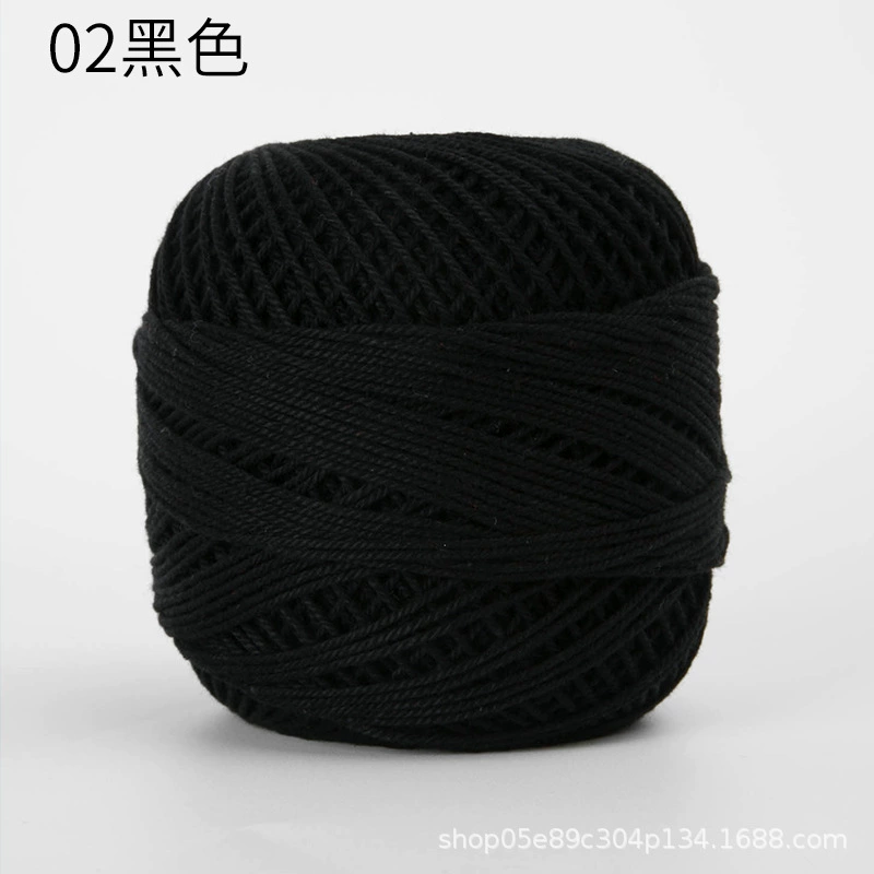 Шёлковая crochet нить шарики, 3 размера, разноцветная пряжа для вязания сумок и крючком