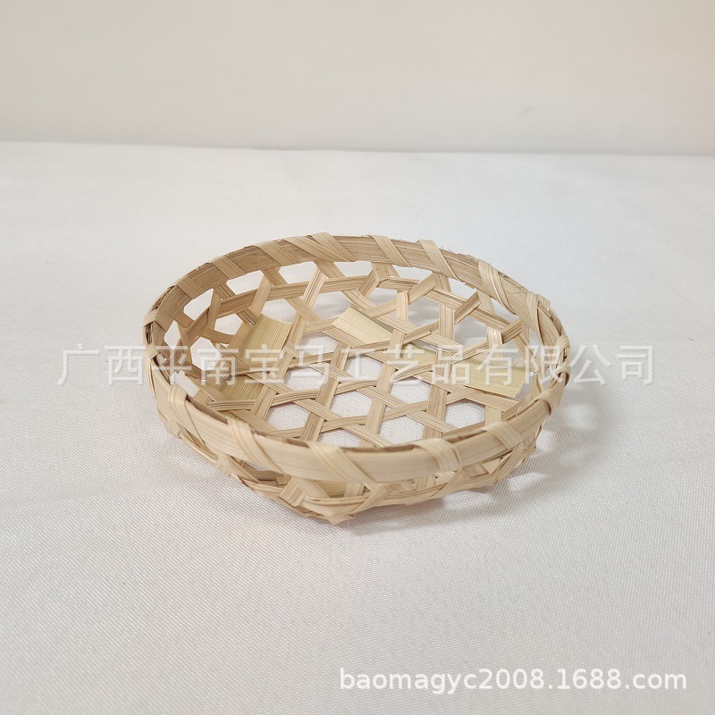 メーカー卸売り乳豆腐竹かごミニ果物かご収納かご竹質工芸品編み|undefined