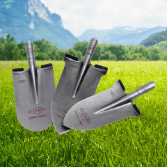 Wholesale military stamp digging tree shovel pointed head pointed head shovel manganese steel thick wooden handle digging tree iron spade narrow mouth yam shovel