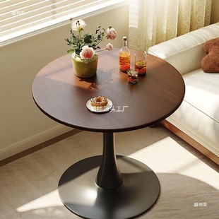 Simple Side Table for Living Room, Tulip Coffee Table, Small Apartment, Internet Celebrity Small Round Table, Negotiation Table, Hotel