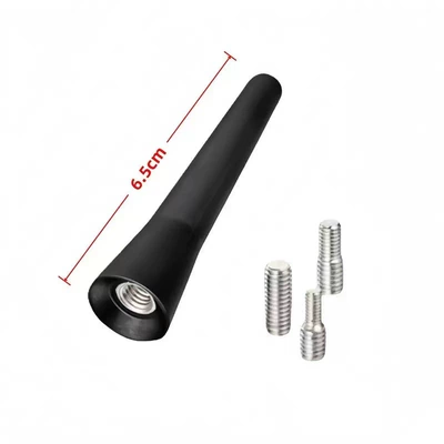 Factory direct sales of multi-specification short antennas for cars, universal mini short car antenna rods with M4M5M6 threaded adapters (vehicle antenna) - 065