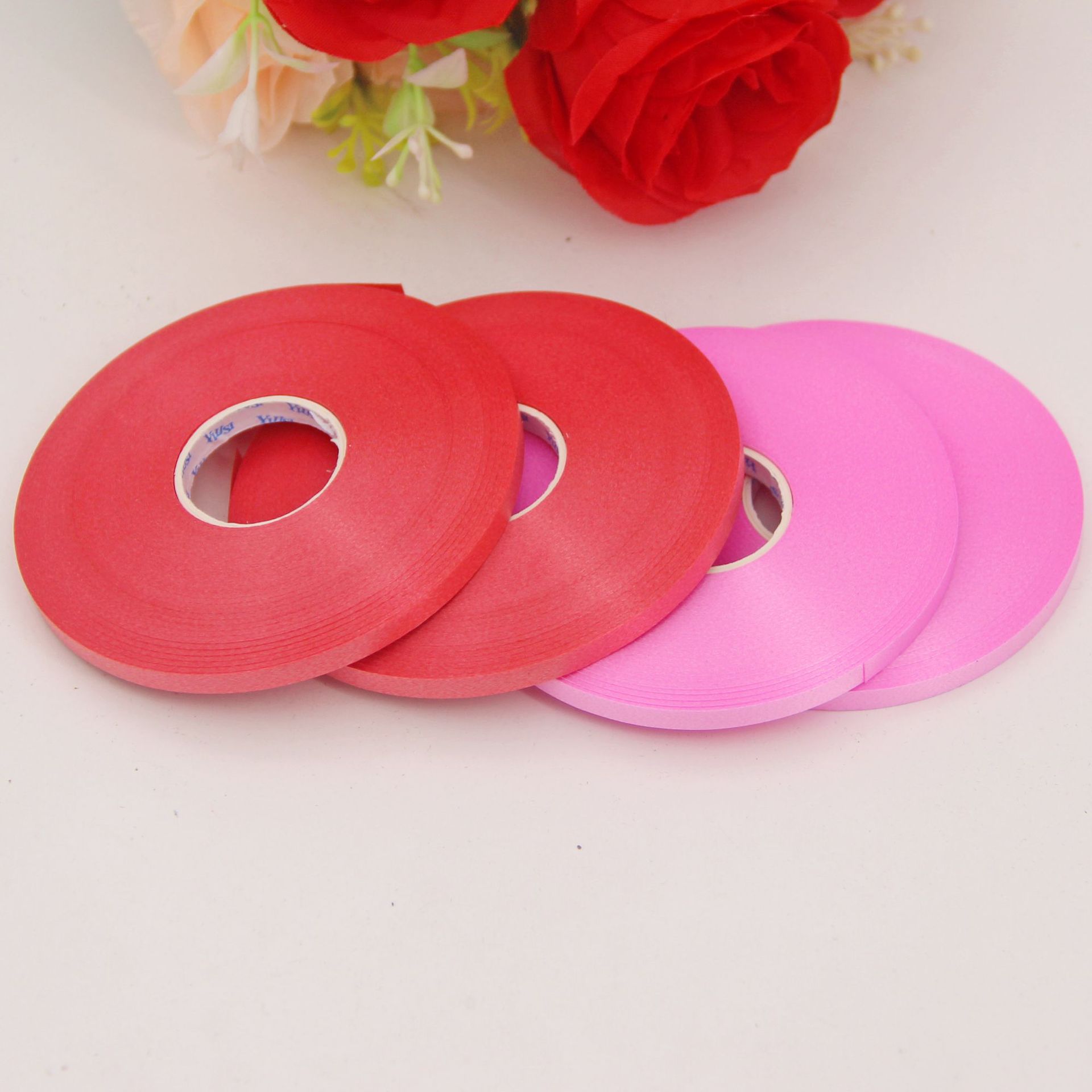 50 metros de cinta de globo para bodas, decoración de boda, correa de correa de color, decoración de fiesta de cumpleaños, corda de correa al por mayor