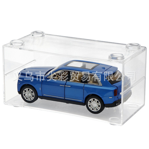 1:24 Car Model Display Case with Transparent Dustproof Design, Children's Alloy Car Model Storage and Display Cabinet, Stackable Display Cabinet
