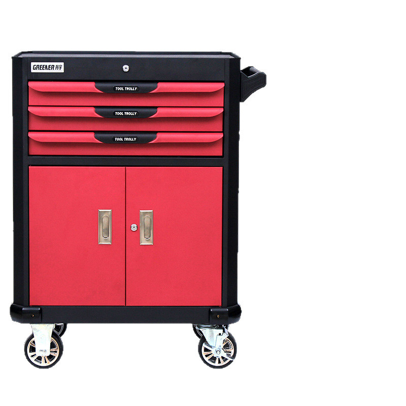 Carrito de Herramientas Green Forest, Gabinete de Herramientas Multifuncional, Taller Móvil para Reparación de Automóviles, Caja de Herramientas Tipo Cajón de Hierro image 6
