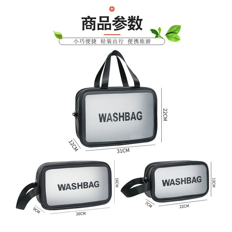 Big waterproof storage bag PVC, organizer bag, capacious cosmetic bag, travel bag, storage system