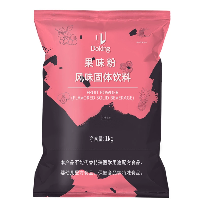 Порошок молочного чая Fruity milk tea 1 кг для чайного магазина клубника пудра таро ваниль матча миска торт фруктовый порошок фруктовый порошок