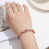 Advanced crystal, one bead bracelet, light luxury style, for luck