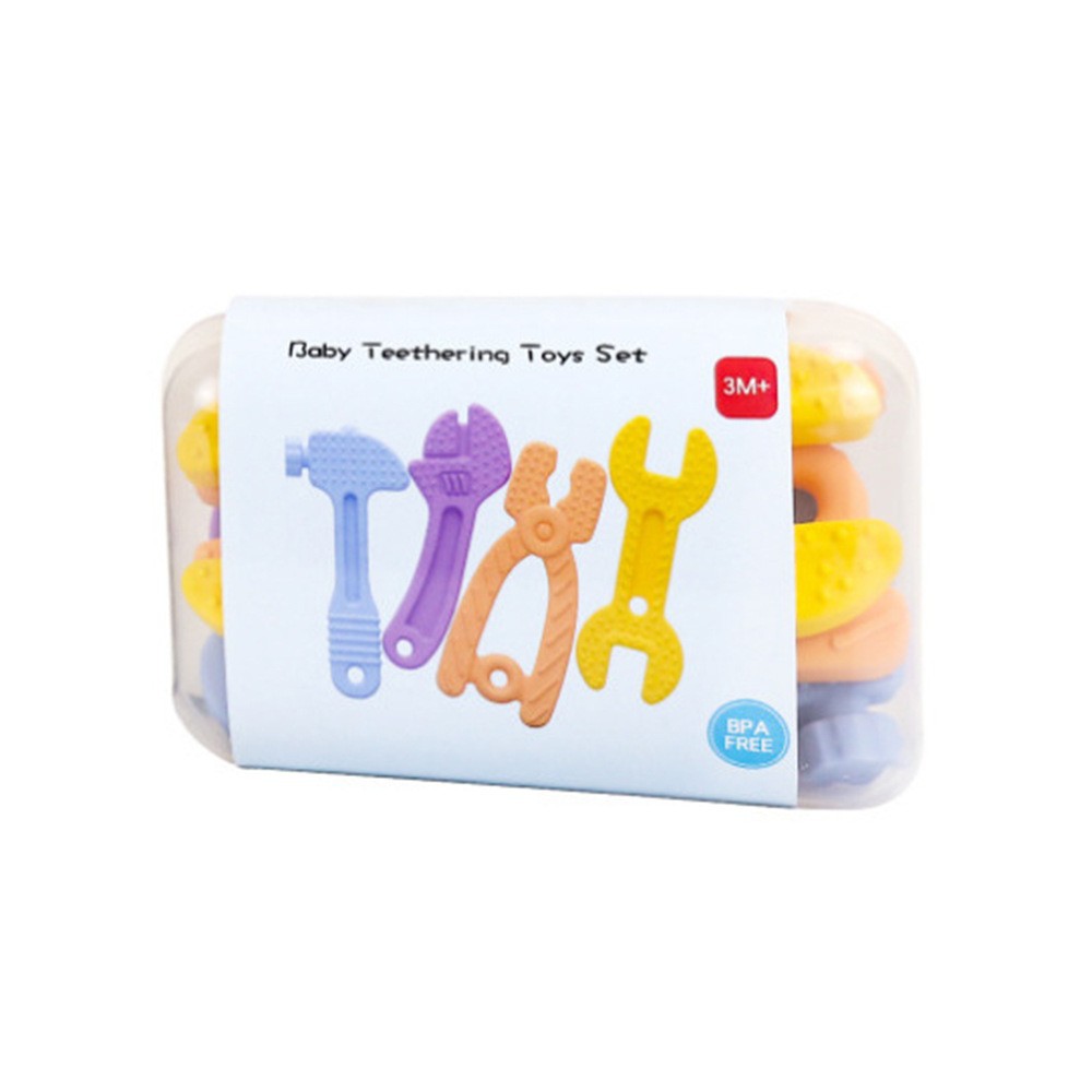 First generation tool teether - four-piece set (boxed)