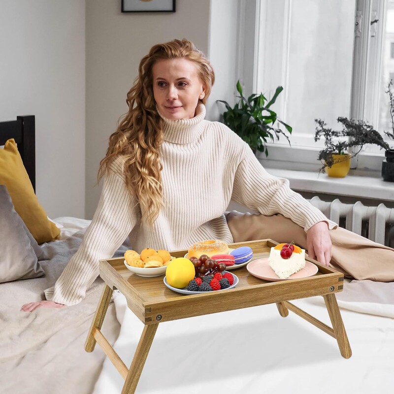 Folding Table Multifunctional Wooden Bedroom Bed Tray Home Lazy Computer Dining Tray Picnic Snack Tray Folding Table Multifunctional Wooden Bedroom Bed Tray Home Lazy Computer Dining Tray Picnic Snack Tray