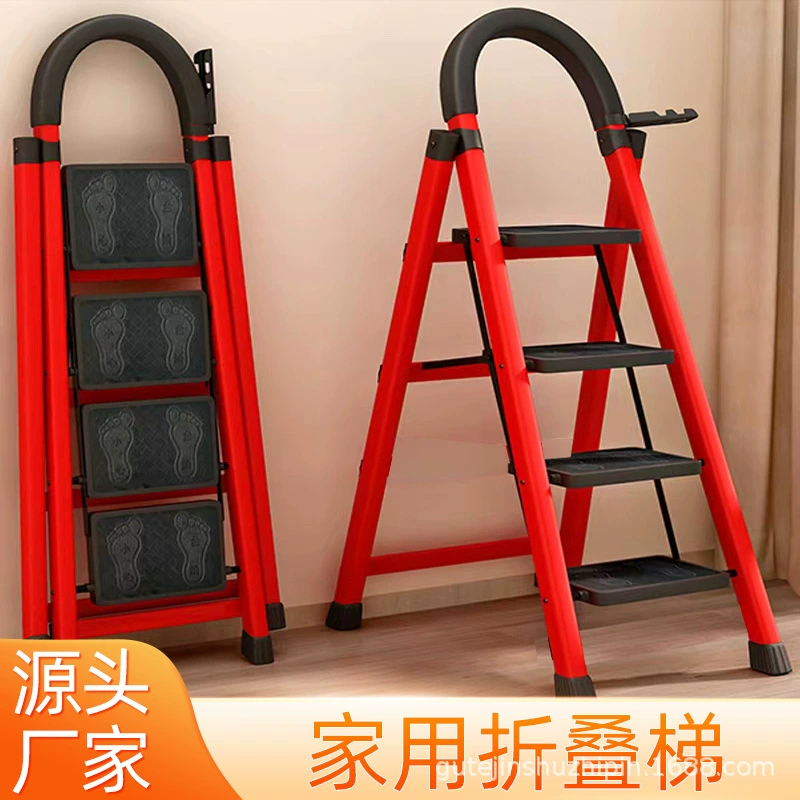 Домашняя складная лестница для дома, выдвижная портативная утолщенная уличная пятислойная лестница, производитель