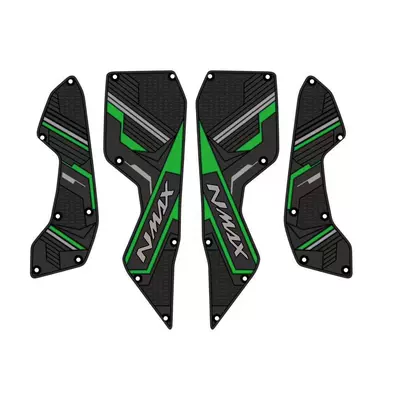 Rubber Scooter Foot Pads, Electric vehicle foot mat - green