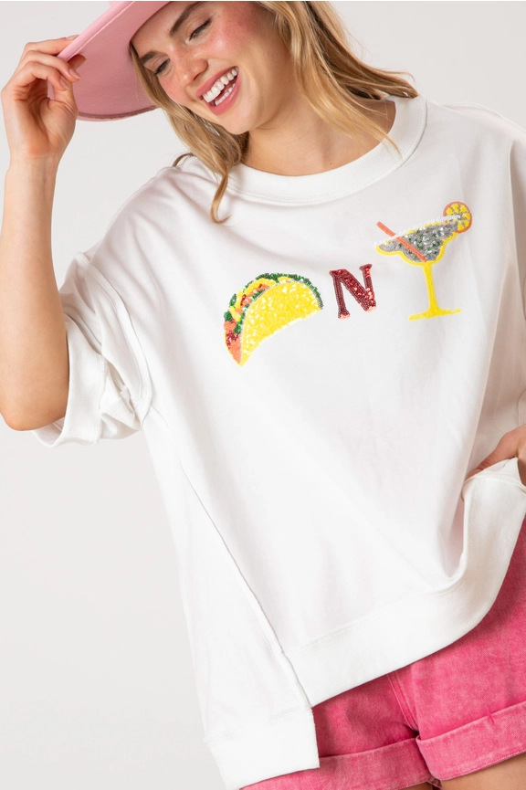 Women's T-shirt Short Sleeve T-Shirts Sequins Simple Style Cartoon Letter Donuts display picture 33